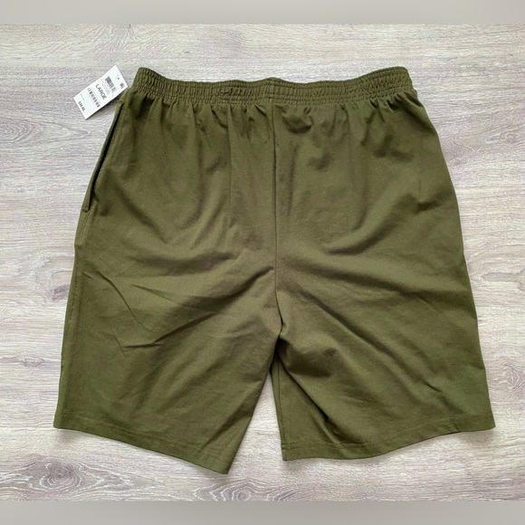 Ideology Mens Knit Athletic Lounge Shorts w Pockets Native Green Size Large - Picture 2 of 4